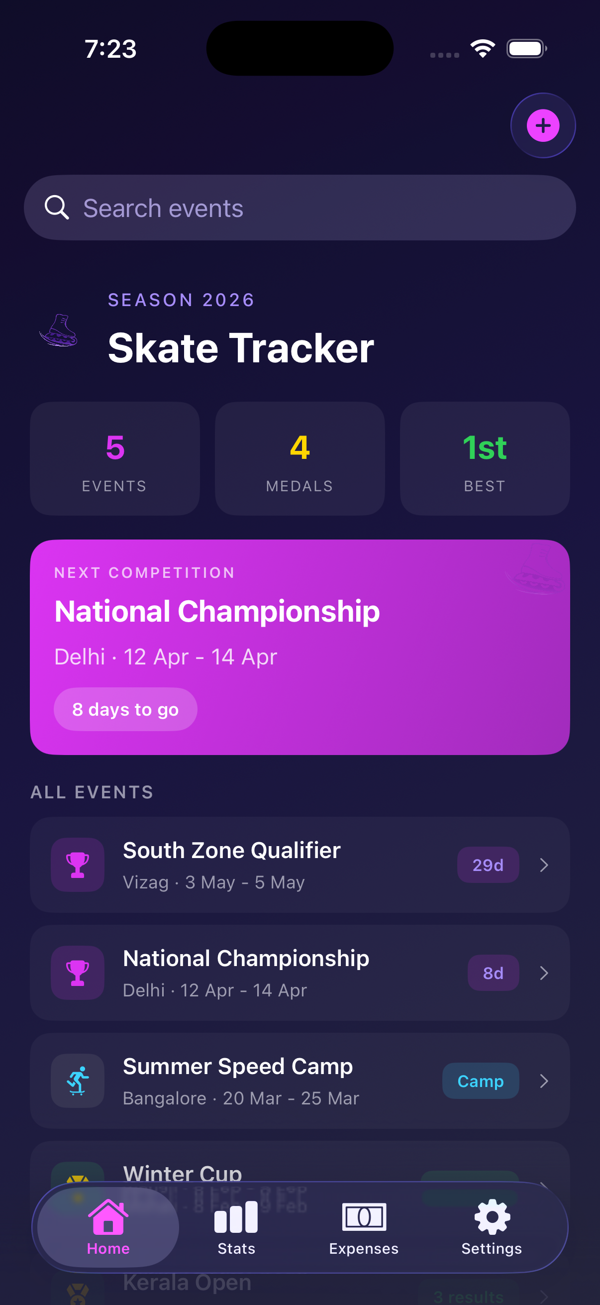 Skating Tracker screenshot